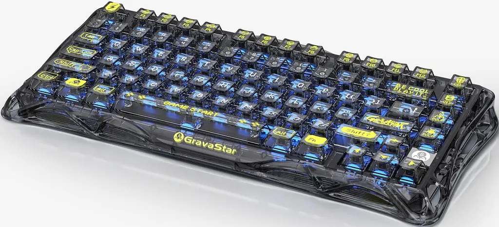 Клавіатура GravaStar Mercury K1 Lite TKL Black (GSK1LITE_XTAL_BLK) - фото 2