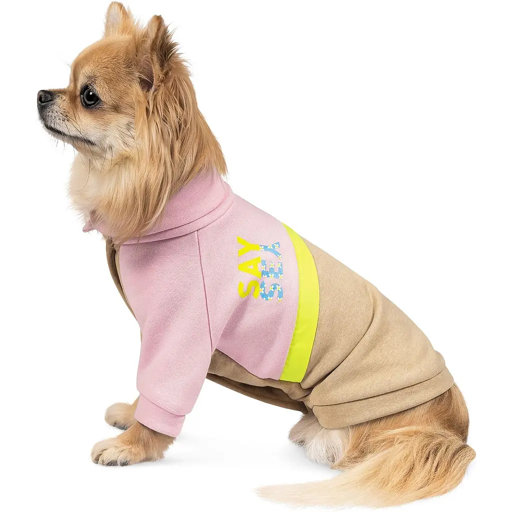 Толстовка Pet Fashion Daisy S рожева з бежевим - фото 2