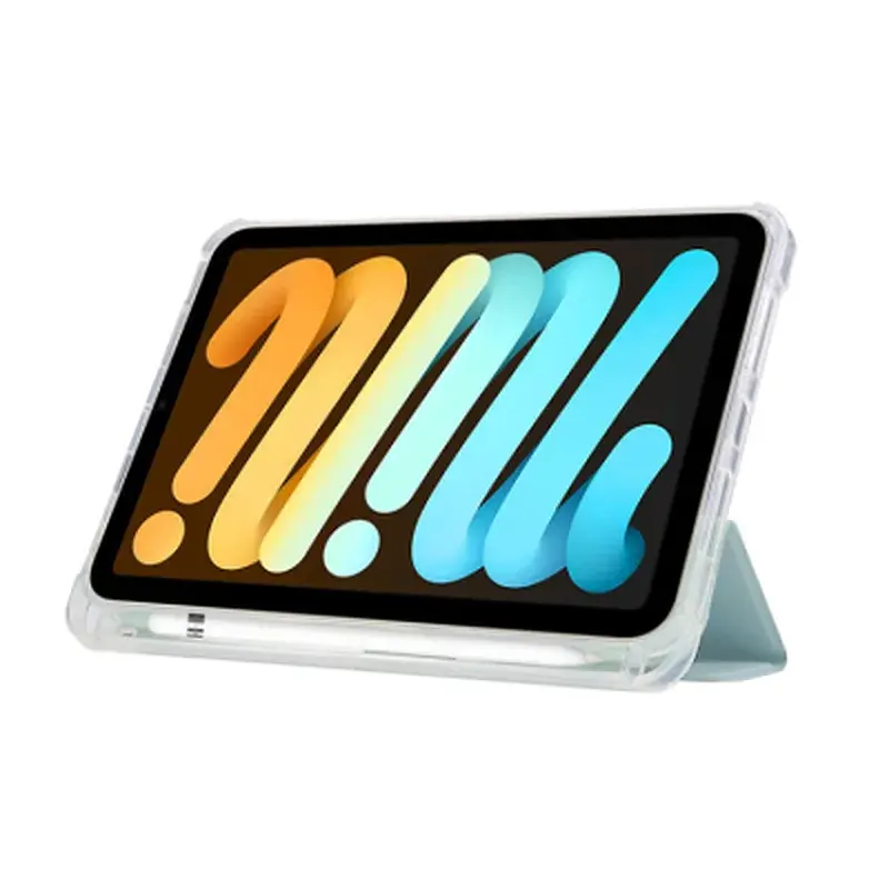 Чохол до планшета BeCover Soft TPU with Apple Pencil Holder iPad Mini 7 2024 Light Blue (712441) - фото 6