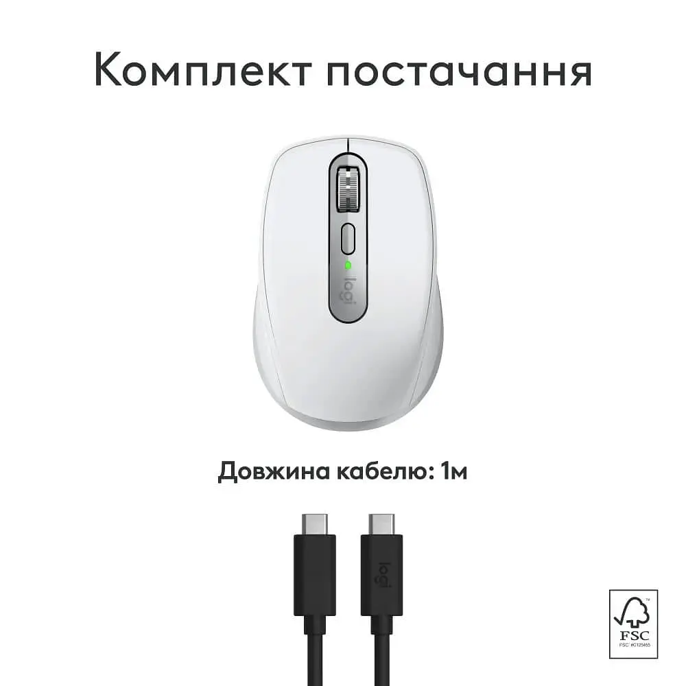 Бездротова миша Logitech MX Anywhere 3S for Mac Light Grey (910-006946) - фото 8