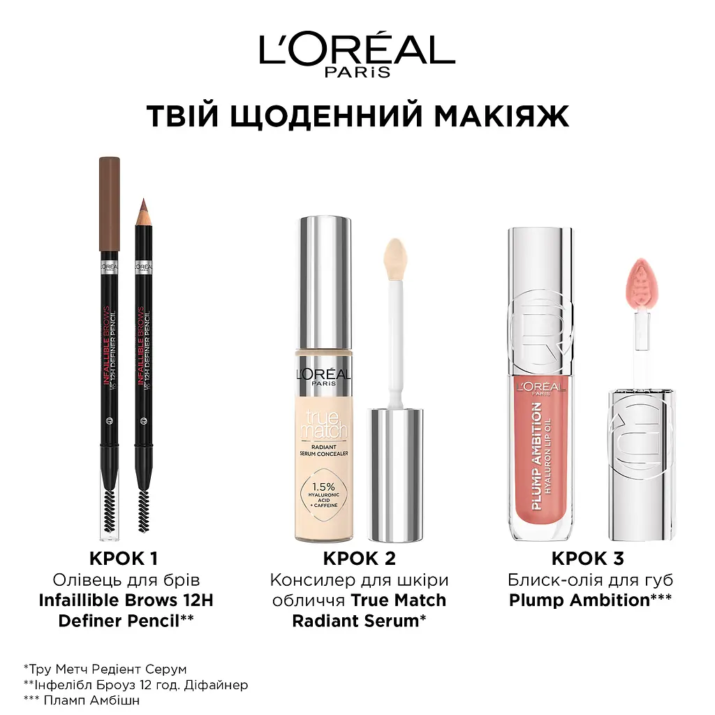 Карандаш для бровей L'Oreal Paris Infaillible Brows 12H Definer Pencil коричневый 1 г (AA607300) - фото 4