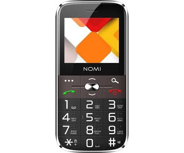 Кнопочный телефон Nomi i220 с Док-станцией черный - фото 6