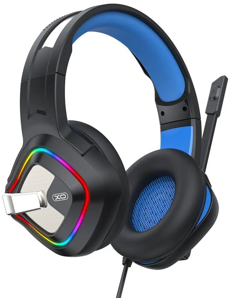 Провідні навушники XO GE08 Gaming Wired Headphones Чорний - фото 2