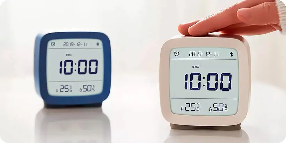Розумний термогігрометр Qingping Bluetooth Alarm Clock Blue (CGD1) [44863] - фото 2