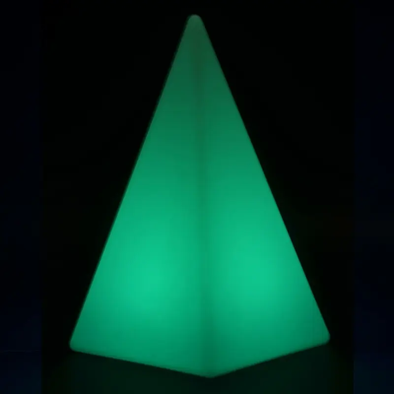 Светильник Brille с аккумулятором LED RGB пластиковый Пирамида - фото 8