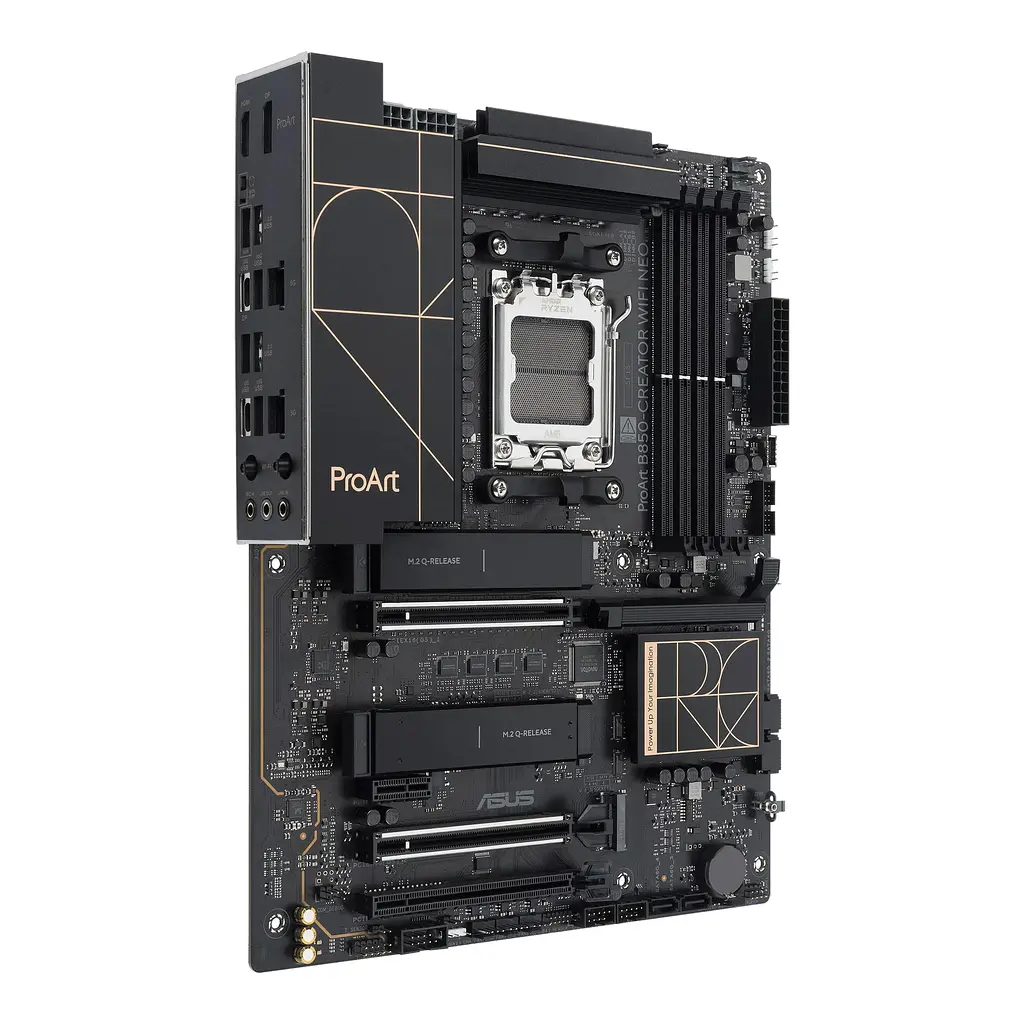 ASUS Материнська плата ASUS PROART B850-CREATOR WIFI NEO sAM5 B850 4xDDR5 M.2 HDMI DP USB Type-C Wi-Fi BT ATX - фото 2