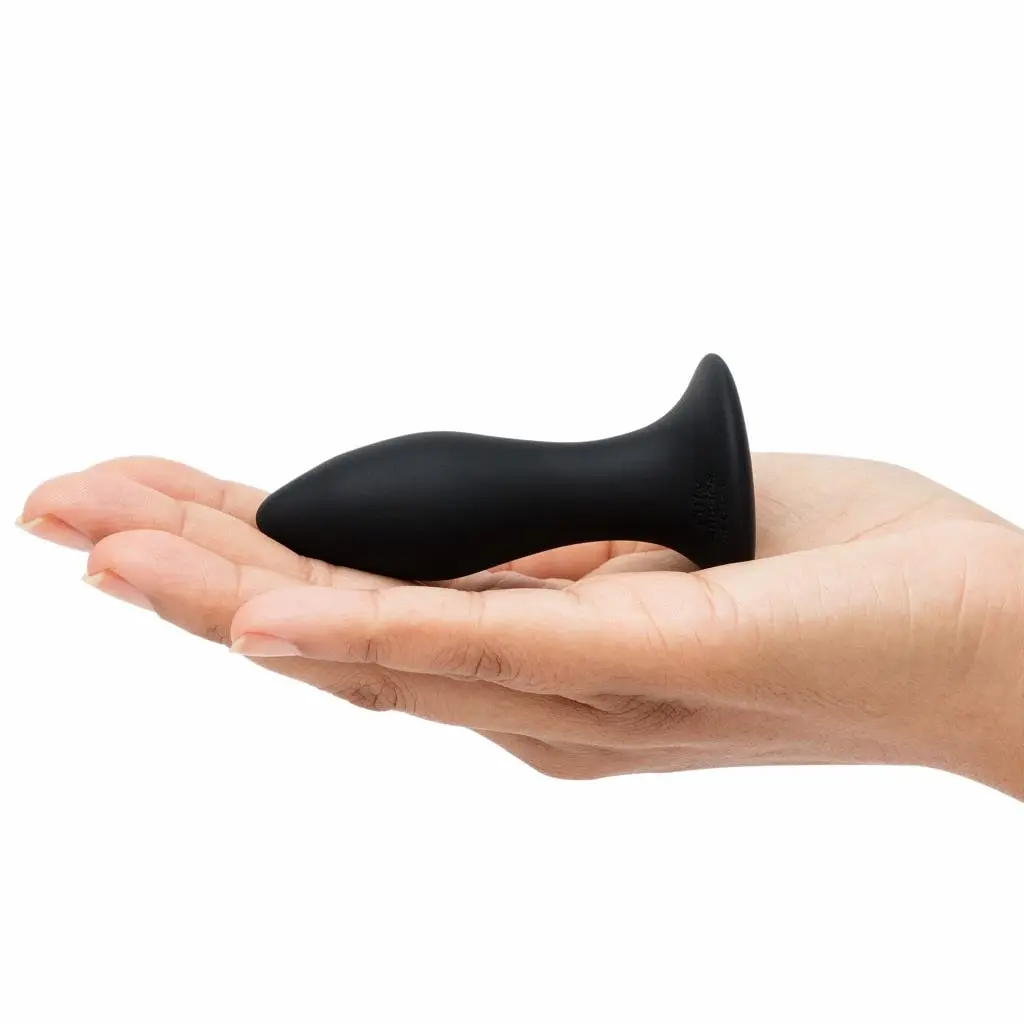 Анальна пробка з вібрацією Fifty Shades of Grey 8.5 см (чорний) - фото 6