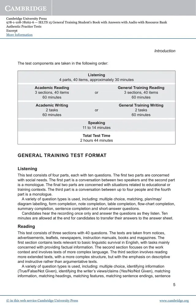IELTS 15. General Training Student's Book with Answers with Audio with Resource Bank - - фото 3