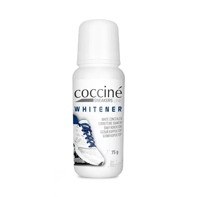 Крем-паста для очищення білого взуття та підошви Coccine Whitener 75гр