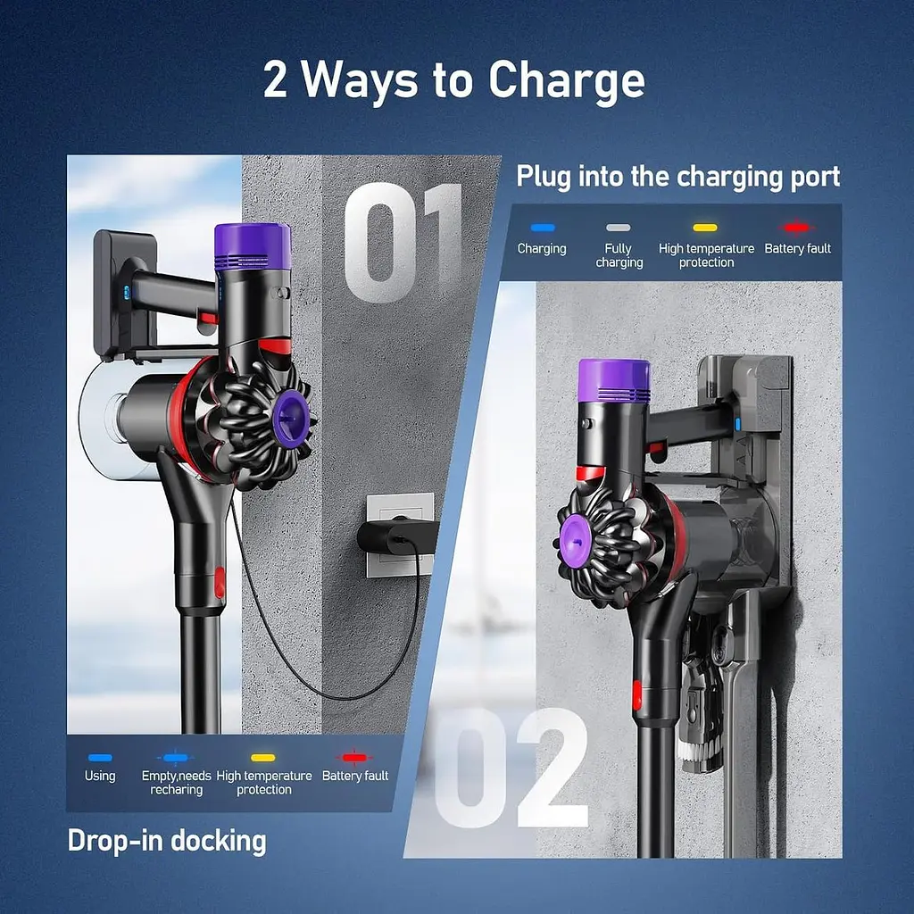 Акумулятор 8000 мАг для Dyson V8 Absolute Animal Fluffy, змінна батарея для пилососа - фото 5