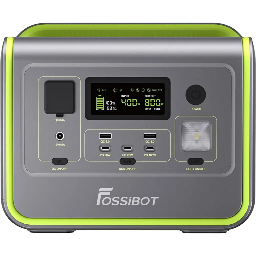 Зарядна станція Fossibot F800 Green [FSB-F800-gr] [110497] - фото 2