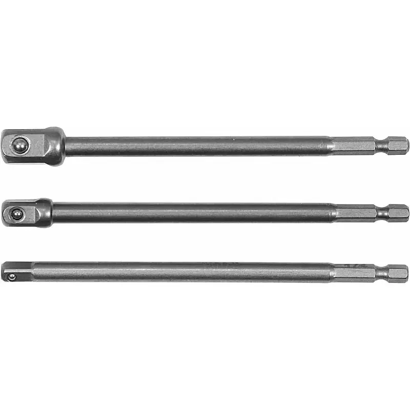 Тримачі-адаптери торцевих головок Yato квадрат 1/4" 3/8" 1/2" L=150мм (YT-04628) - фото 2
