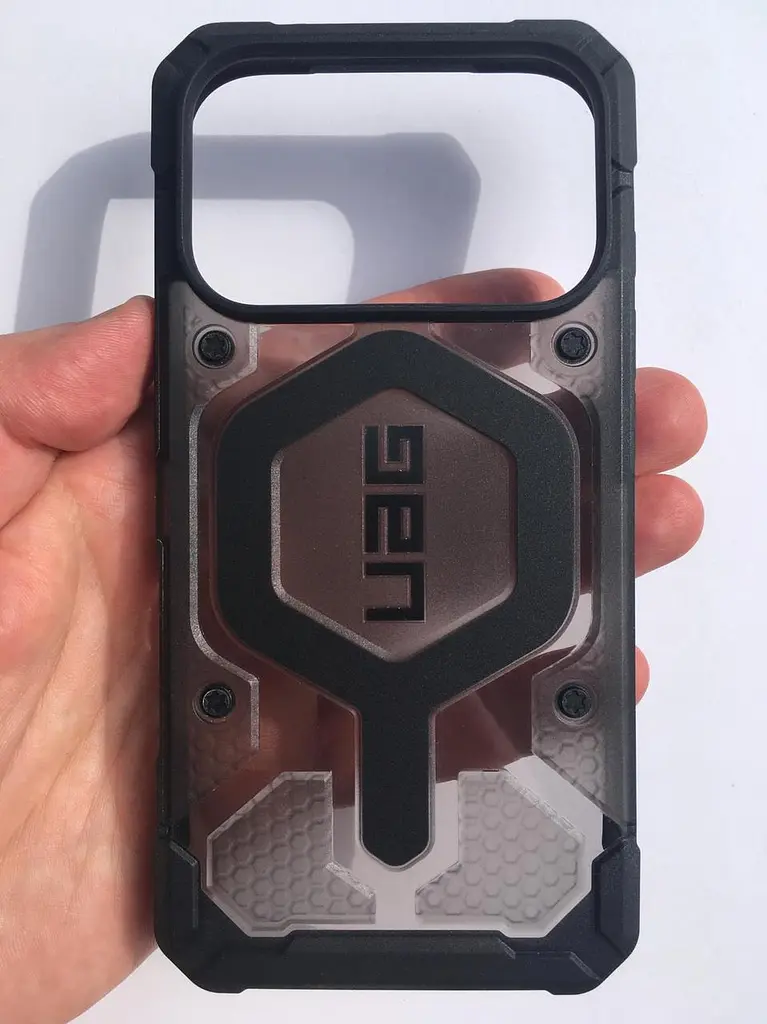 Чохол протиударний UAG Pathfinder MagSafe для iPhone 17 Pro (6.3") Clear Ash 114551113140 - фото 5