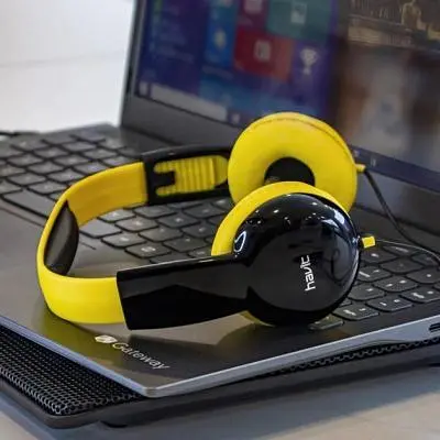 Наушники Havit (HV-H211d) Yellow/Black (HV-H211d) - фото 5
