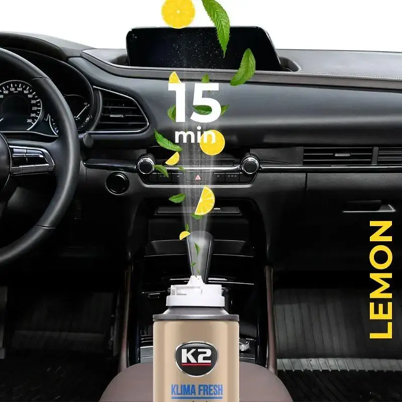Очищувач системи кондиціонування K2 Klima Fresh Лимон 150 мл (K222) - фото 8
