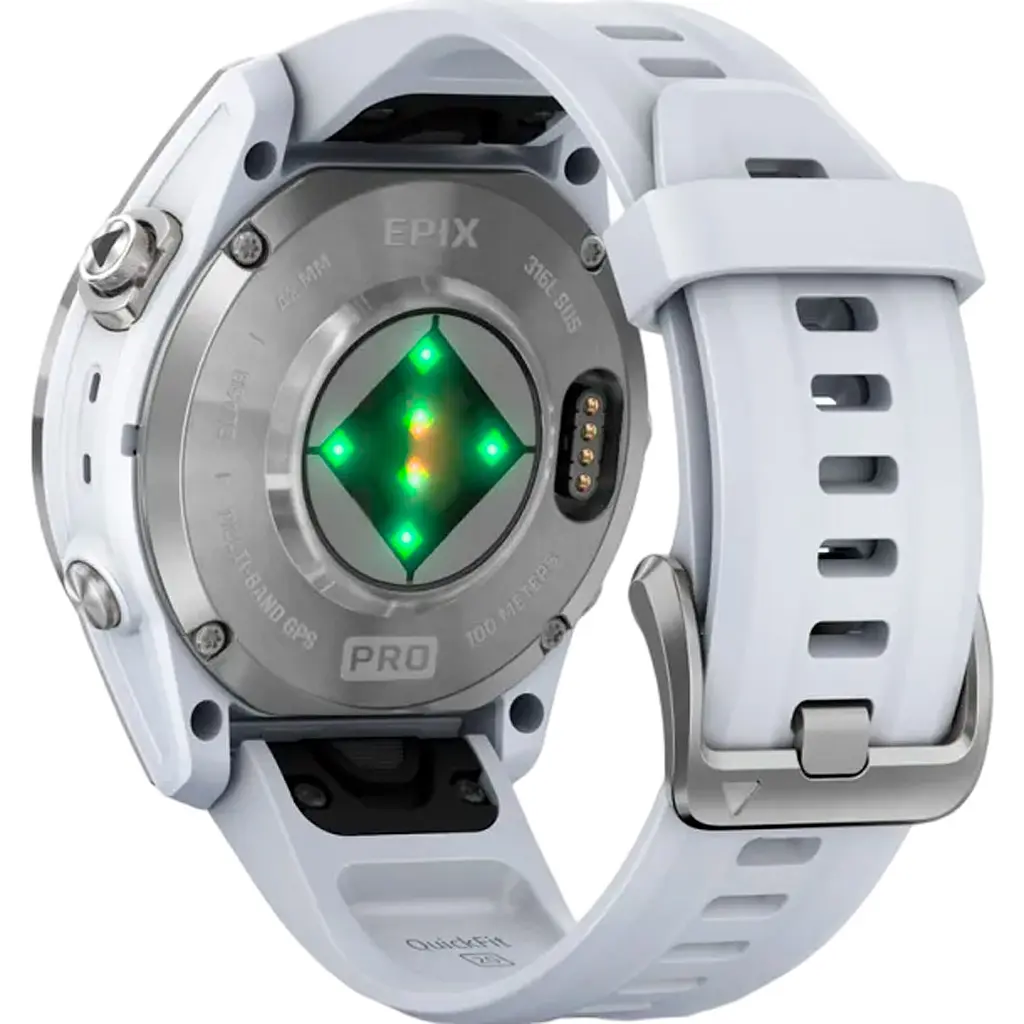 Смарт-годинник Garmin Epix Pro [Gen 2] Standard Edition 42mm Silver with Whitestone Band [010-02802-00] [86539] - фото 5