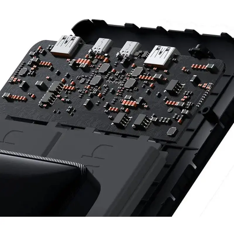 Внешний аккумулятор (Power Bank) Baseus Blade Digital Display 100W 20000 mAh Black (PPDGL-01) - фото 3