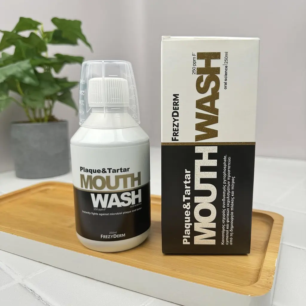Ополіскувач для ротової порожнини FrezyDerm Plaque & Tartar від утворення зубного нальоту та каменю 250 мл - фото 2