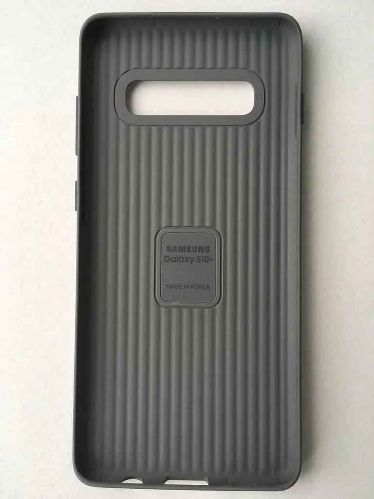 Чохол протиударний із підставкою Official Protective Rugged Standing Cover G973 EF-RG973CSEGRU для Samsung Galaxy S10 Silver - фото 2