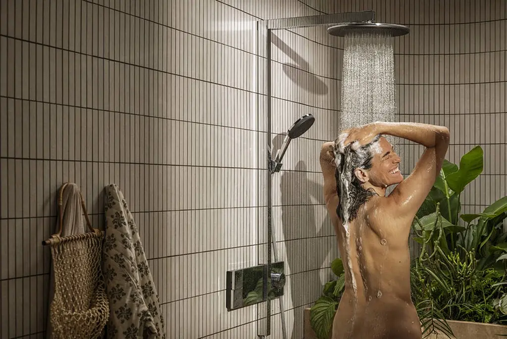 Душова система з термостатом Hansgrohe Raindance Alive S 300 1jet EcoSmart з ShowerSelect Comfort chrome 24583000 - фото 3