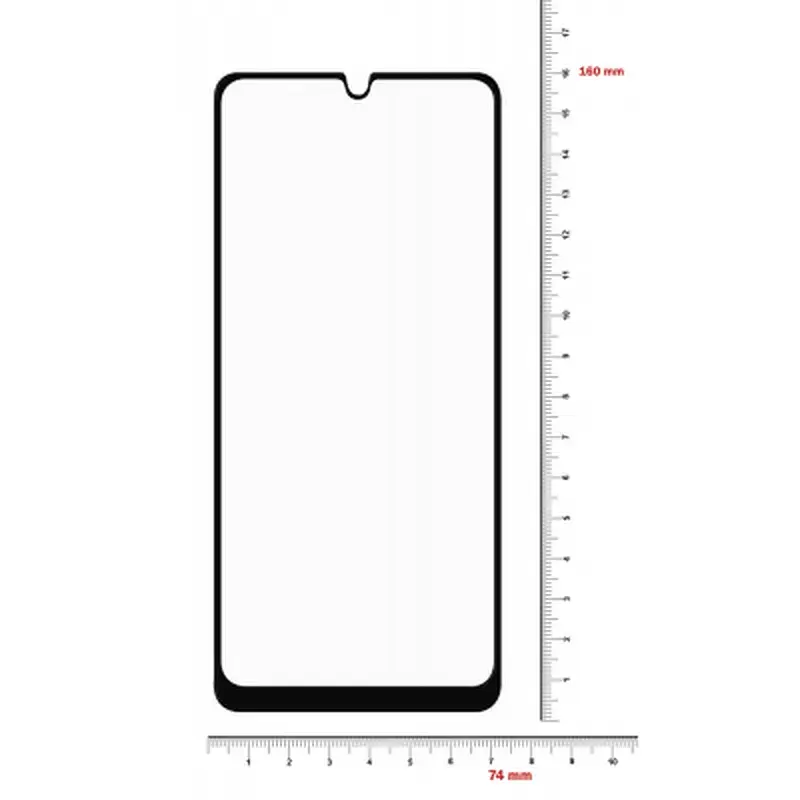 Скло захисне BeCover Samsung Galaxy M22 SM-M225 Black (706907) - фото 2