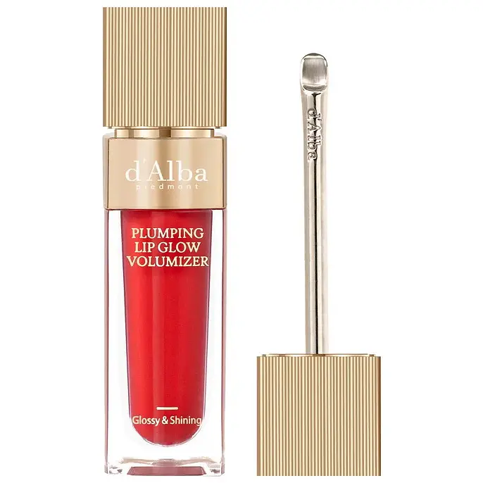 Блеск-плампер для збільшення губ d'Alba Plumping Lip Glow Mood Volumizer Ruby Rose 5 мл (DLB103) - фото 2