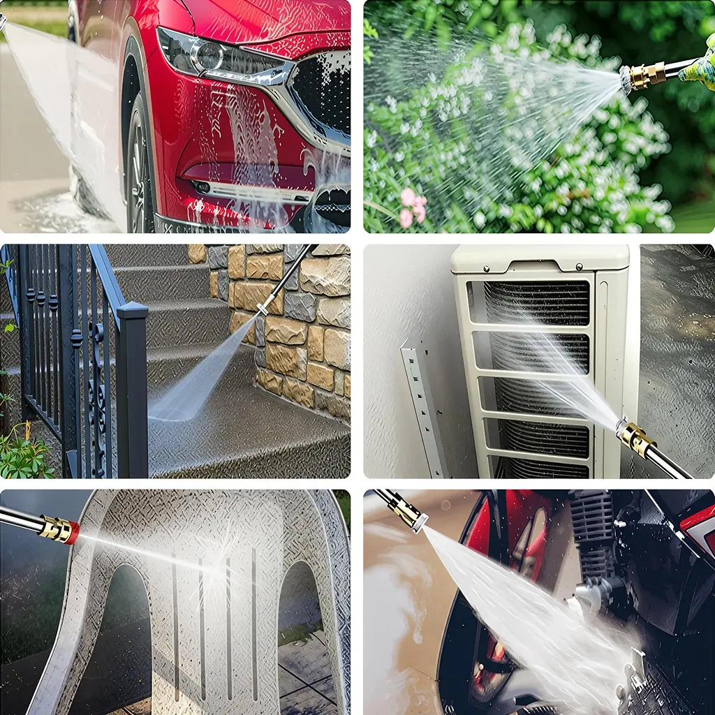 Пістолет високого тиску водяний Antar бездротовий 48V 20 мПа чорний (33365441) - фото 5