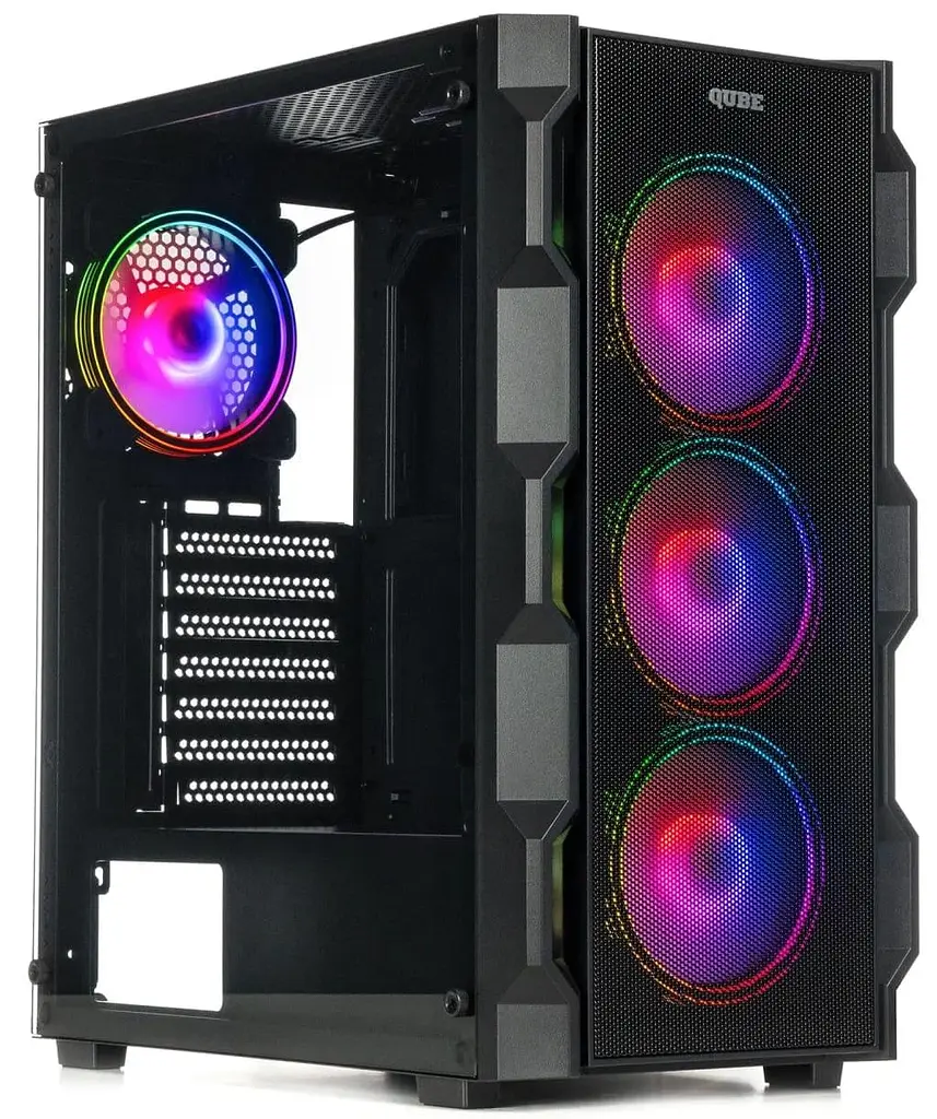 Корпус QUBE CORSAIR ARGB Black (CORSAIR_FMNU3) Без БП - фото 2