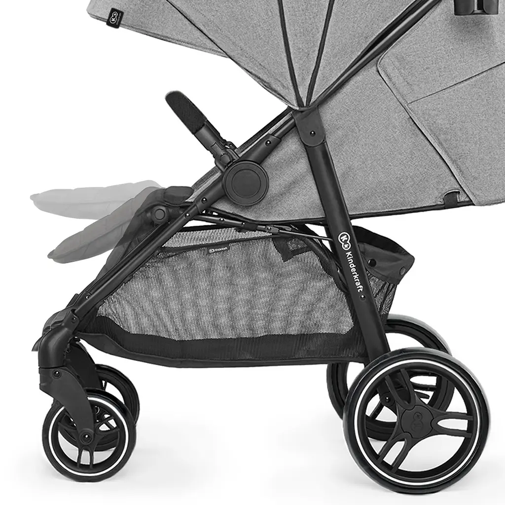 Прогулочная коляска Kinderkraft Grande City grey - фото 6