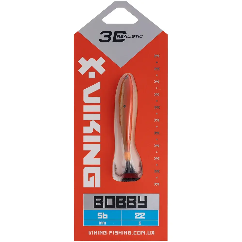 Бокоплав Viking Fishing Bobby 56mm 22.0g #08 Candle Flame - фото 2