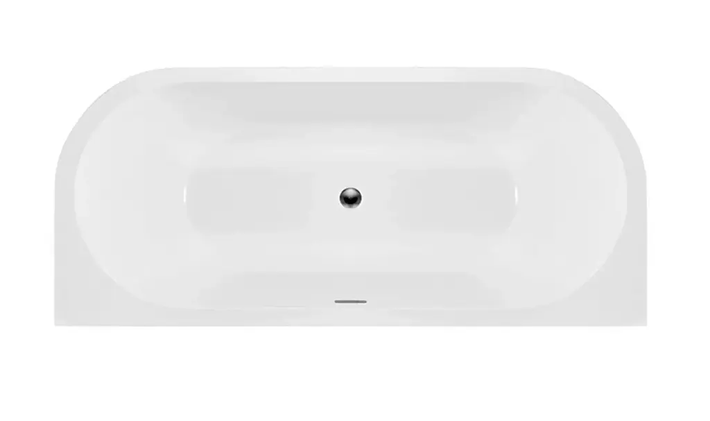 Ванна акрилова пристінна Rea Capri 150x75 white REA-W9800, Білий - фото 3