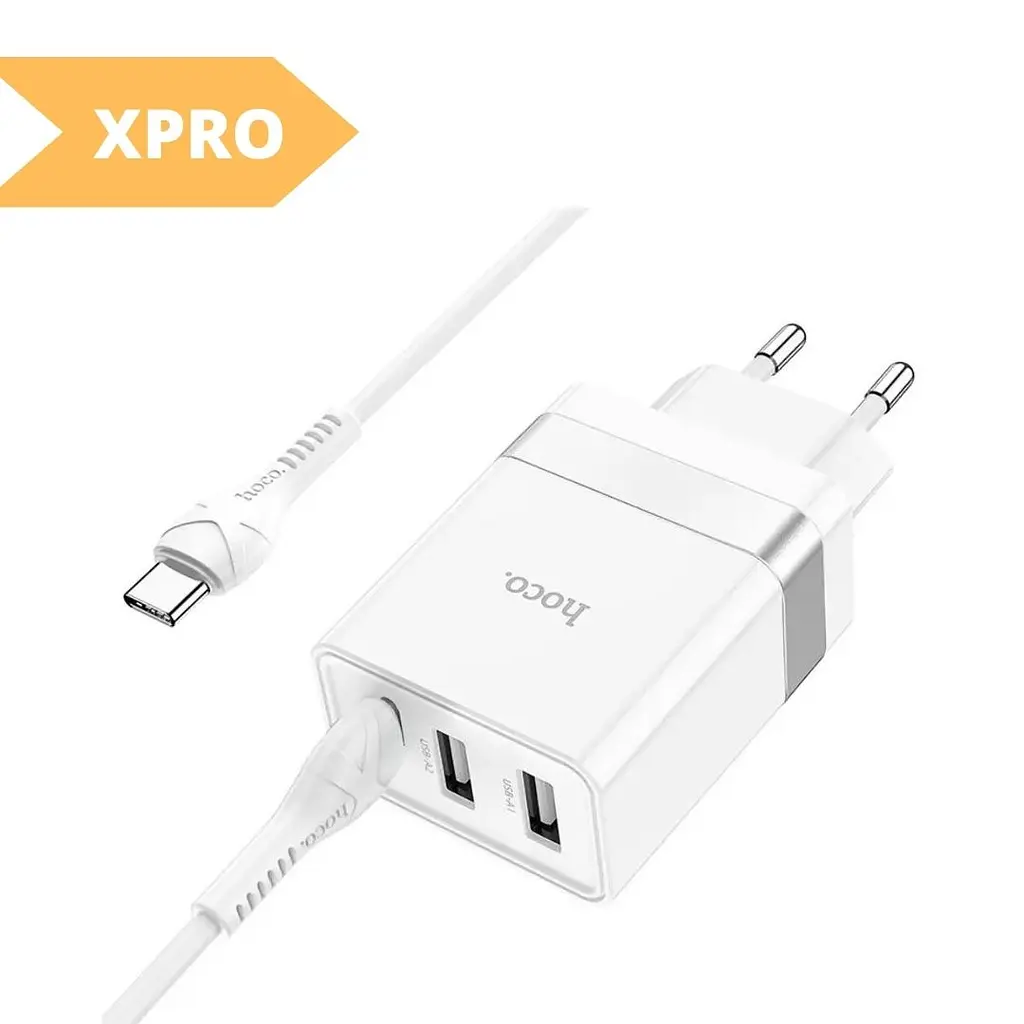 Мережевий Зарядний Пристрій XPRO N21 Pro PD30W+QC3.0 Type-C to IP білий (33291-01_418) - фото 2