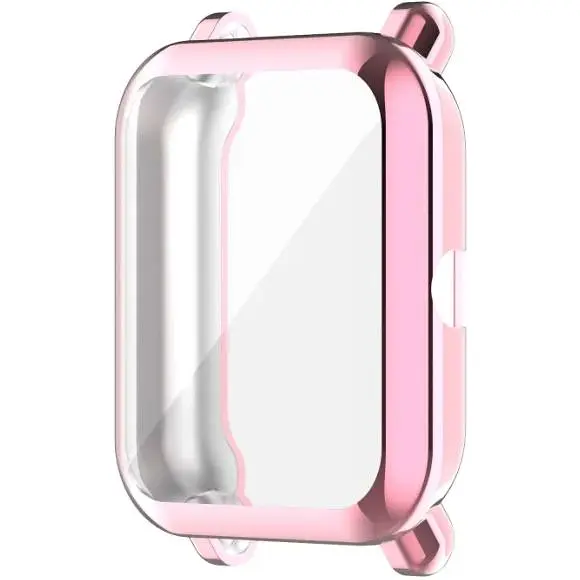 Чохол-накладка DK CDK Silicone Face Case для Xiaomi Amazfit Bip U / U Pro (012417) (pink rose) - фото 3