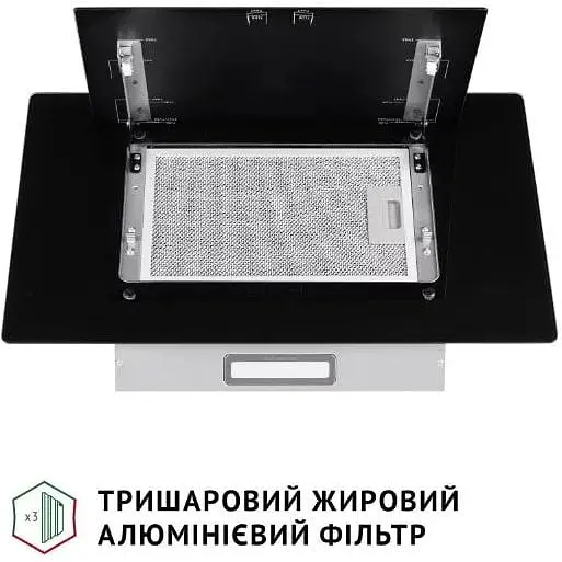 Вытяжка наклонная Perfelli DN 6142 BL LED - фото 5
