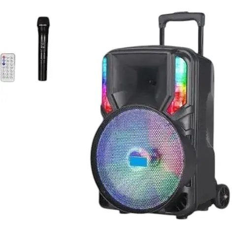 Портативна колонка бумбокс XPRO NDR-12 валіза 30Вт USB SD FM радіо Bluetooth 1 мікрофон ДУ (MER-15678)
