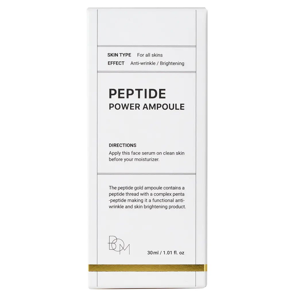 Сироватка для обличчя з пептидним комплексом Beauty of Majesty BOM Peptide Power Ampoule 30 мл - фото 3