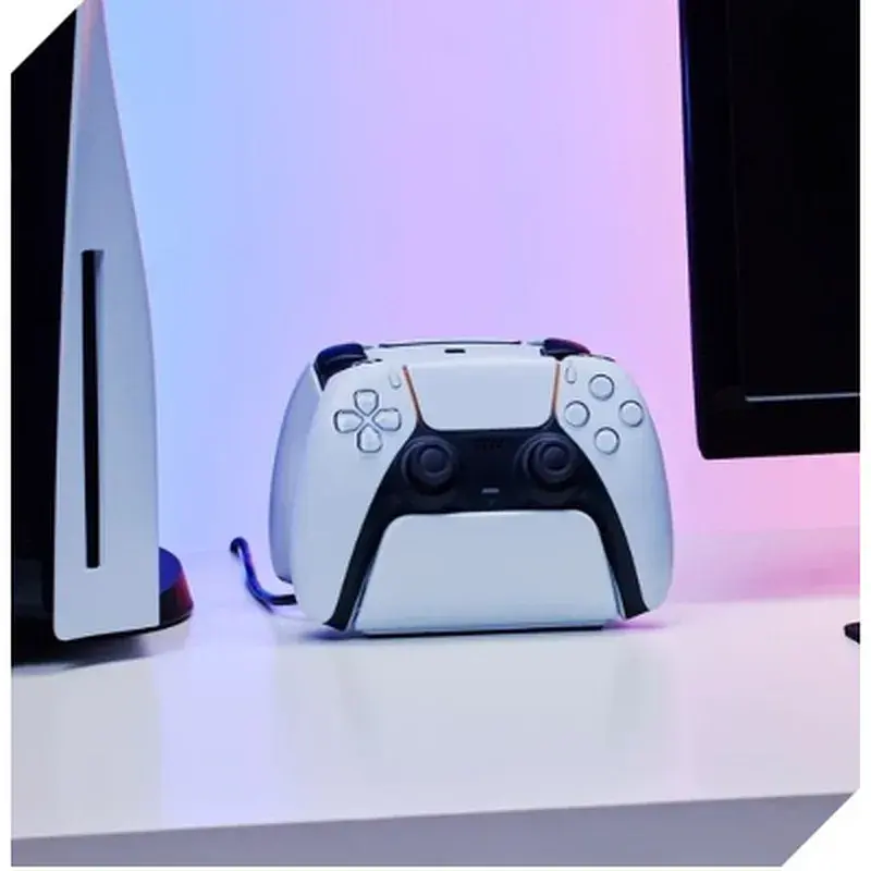 Зарядний пристрій HyperX ChargePlay Duo для PS5 DualSense White (51P68AA) - фото 7