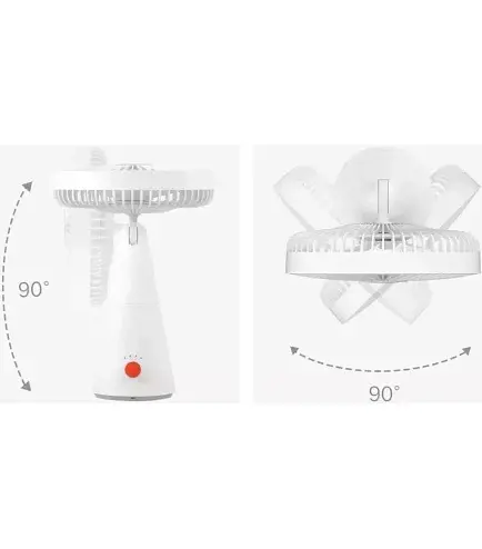 Вентилятор MiJia Rechargeable Xiaomini Fan White - фото 7