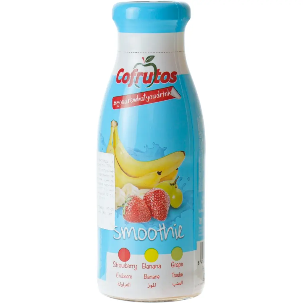 Смузи Cofrutos Strawberry-Banana-Grape клубника-банан-виноград 250 мл - фото 4
