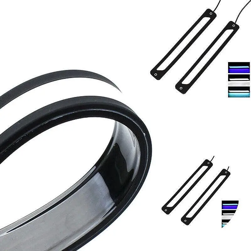 LED Денні ходові вогні ДХО 12V 26 см гумовий корпус гнучкі 2 шт. (NTS06) - фото 4
