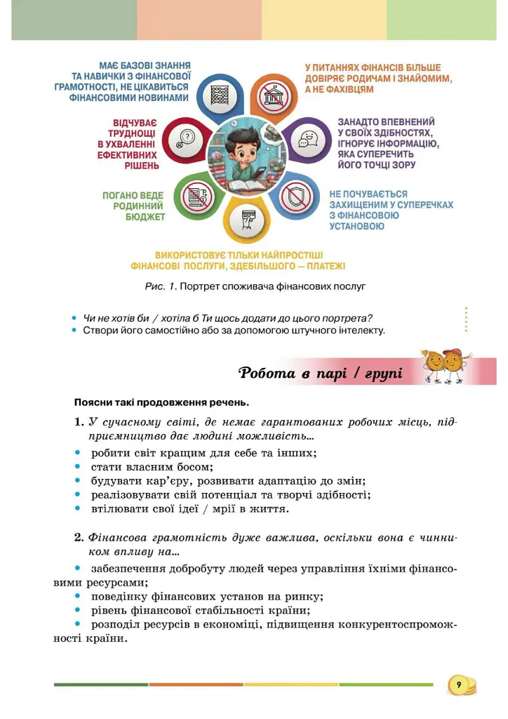 Підприємництво і фінансова грамотність 8 клас. Підручник - Андрій Довгань - фото 9