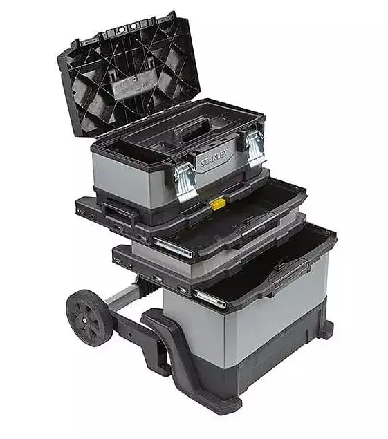 Ящик інструментальний Stanley Rolling Workshop багатосекційний з колесами 89х57х39 cм (FMST1-75506) - фото 2