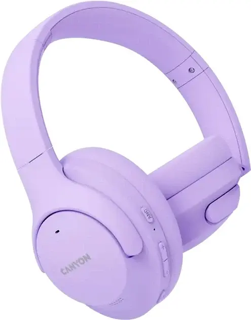 Навушники Bluetooth Stereo Canyon OnRiff 10 ANC Purple (CNS-CBTHS10PU) UA - фото 2