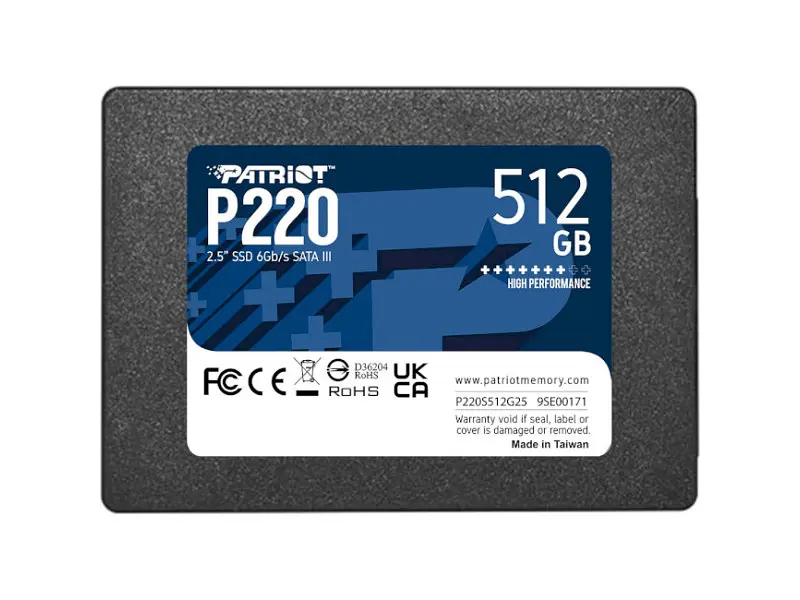 SSD-накопичувач Patriot P220 512 GB (P220S512G25)