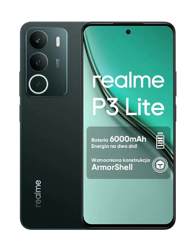 Смартфон realme P3 Lite 4/128GB Green EU - фото 5