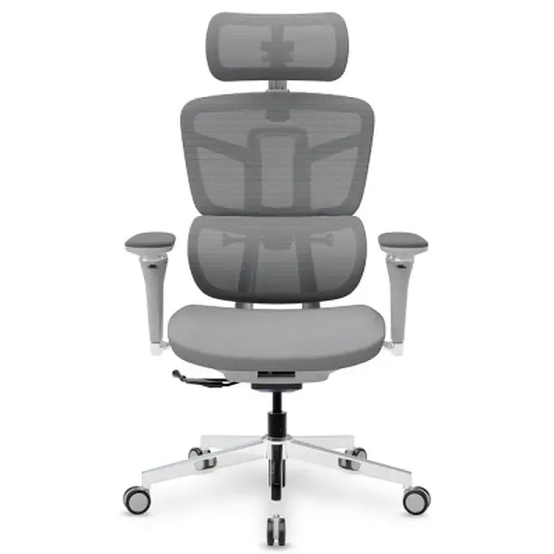 Офісне крісло Mealux S4 Air Fabric Grey (HF-S4 F/G) - фото 8