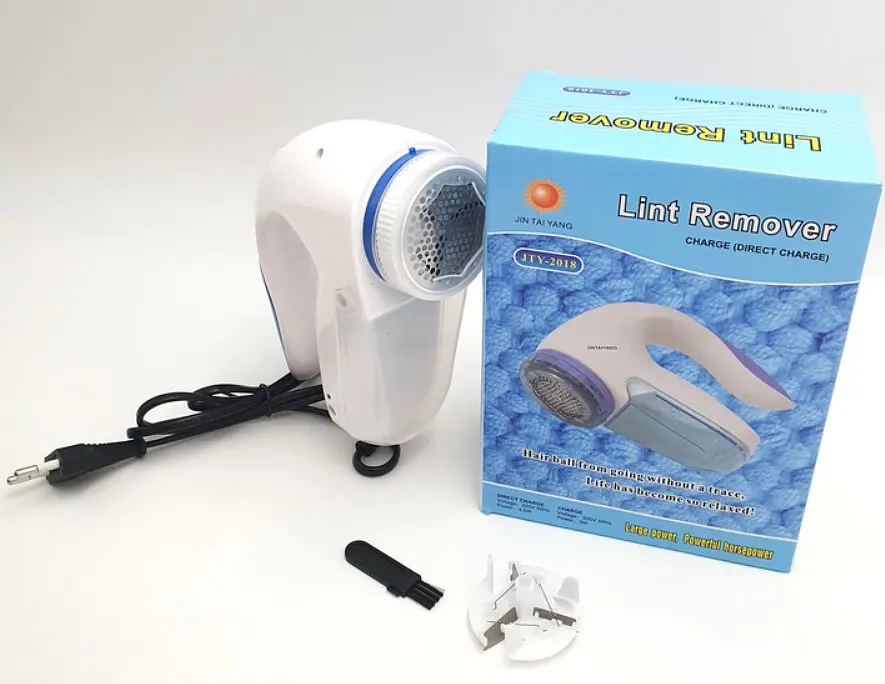 Машинка для видалення ковтунців Lint Remover JTY-2018 220В 5Вт Біло-блакитний (2104618611) - фото 4