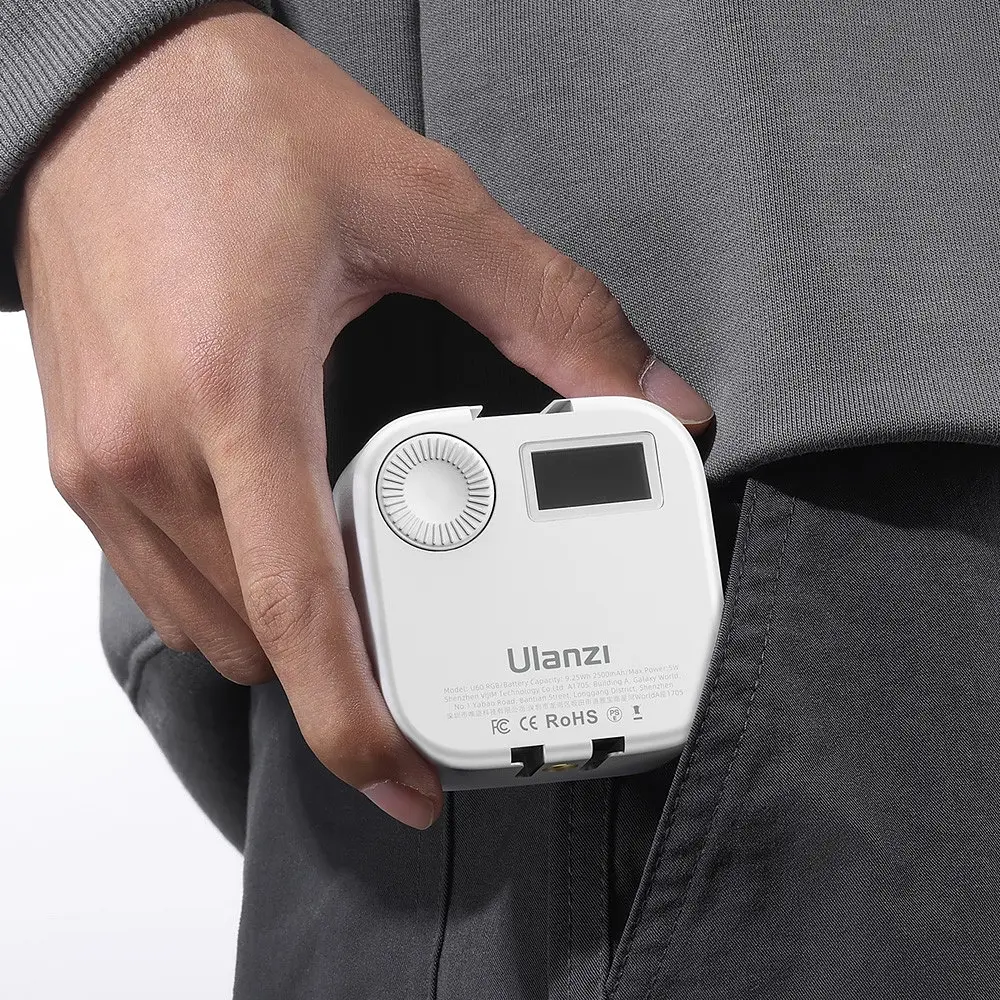 Відеосвітло Ulanzi Vijim U60 RGB Video Light білий (L026GBW1 U60 RGB) - фото 3