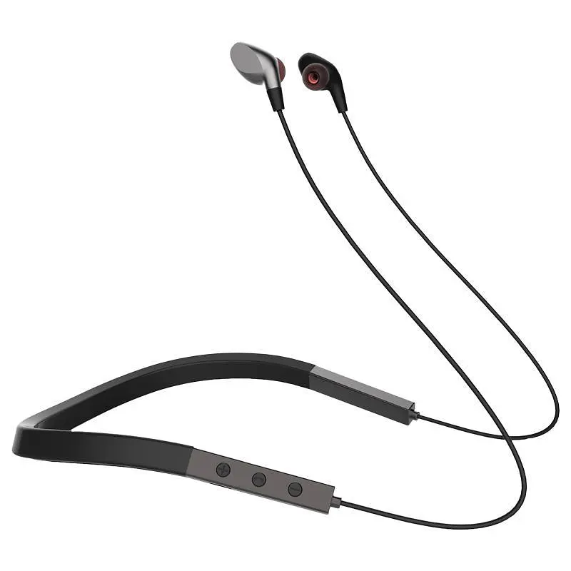 Бездротова гарнітура для спорту Bluetooth навушники Gelius Crossfade GP H-1050 Black/Grey - фото 8
