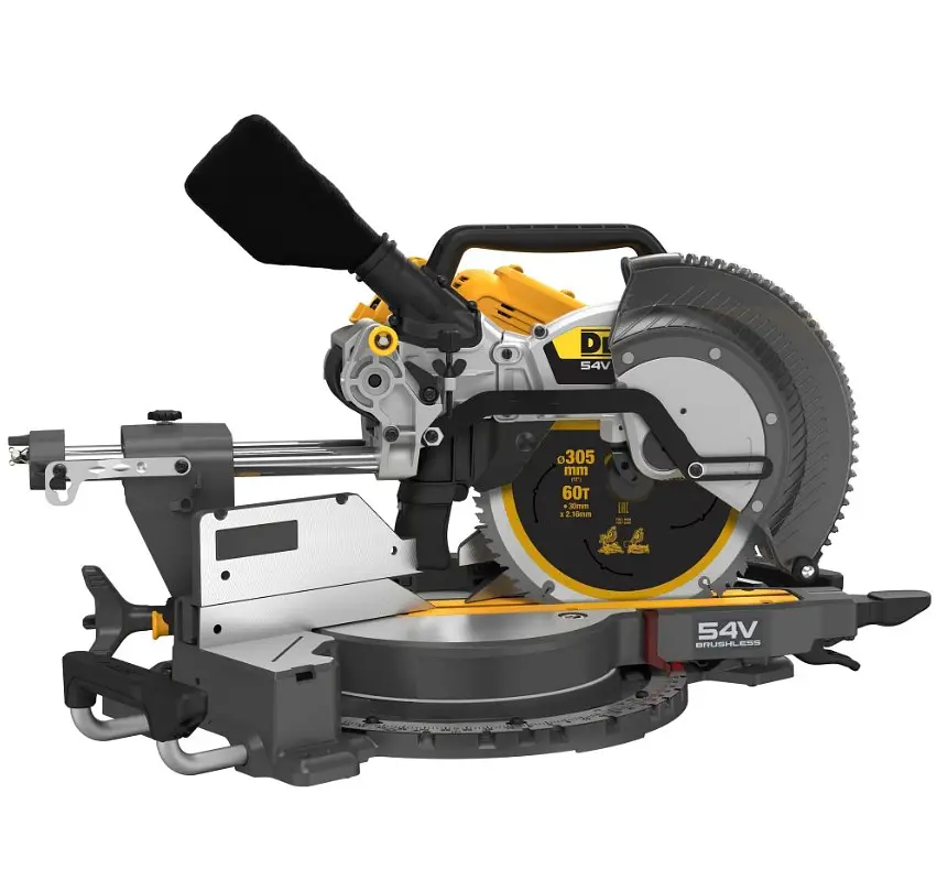 Пила торцювальна акумуляторна DeWalt с АКБ та ЗП DCS781X2 - фото 8